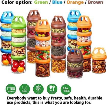 Imagem de Contenedores para Alimentos SELEWARE Apilables con Cierre Hermético de Giro