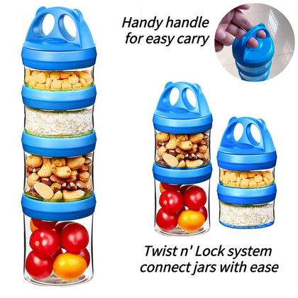 Imagem de Contenedores para Alimentos SELEWARE Apilables con Cierre Hermético de Giro