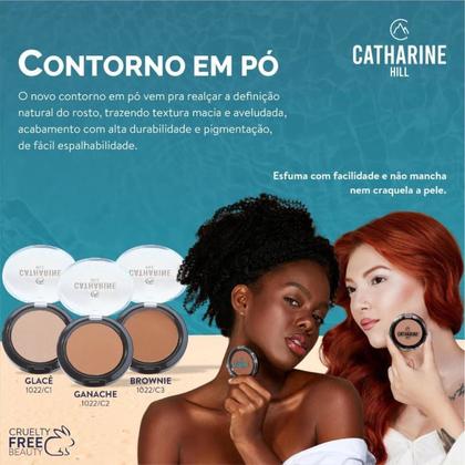 Imagem de Contorno Em Pó Compacto Catharine Hill - 6g GLACE 1022/C1
