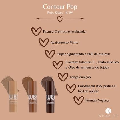 Imagem de Contorno em stick - Ruby Kisses - Contour Pop