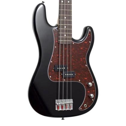 Imagem de Contra Baixo 4 Cordas Preto Tortoise Precision Bass SX SPB62+ com Bag - SX