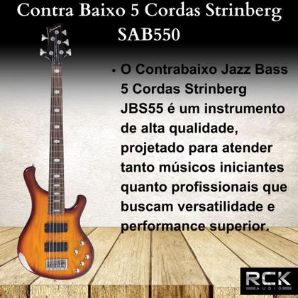 Imagem de Contra Baixo 5 Cordas Strinberg SAB550