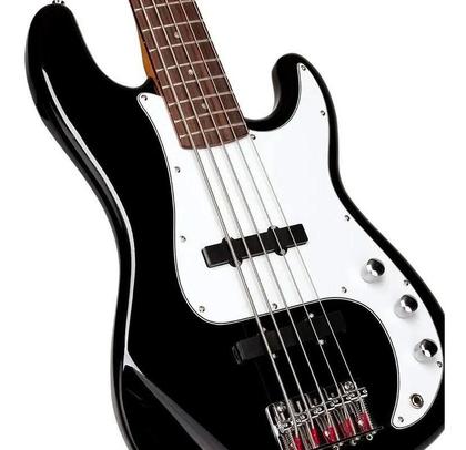 Imagem de Contra Baixo 5 Cordas Sx Spb62+5 Precision Bass Bk Com Bag