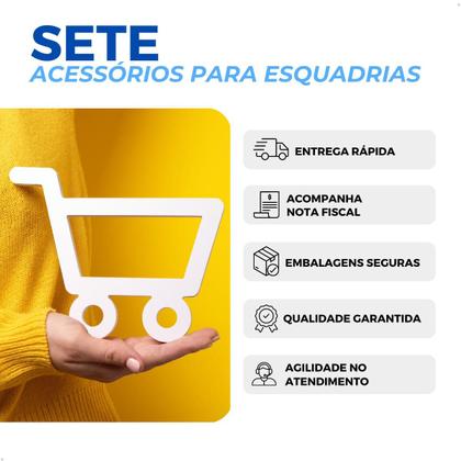 Imagem de Contra Testa Para Fechadura Bico De Papagaio 815/829 Branco