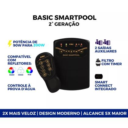 Imagem de Control Basic Smartpool 2ª Geração Tholz Pdx1512n + Fonte 5A
