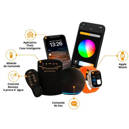 Imagem de Control Basic Smartpool 2ª Geração Tholz Pdx1512n + Fonte 5A