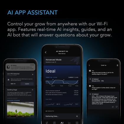 Imagem de Controlador AC Infinity AI+ com sensor de CO2 para jardins e tendas
