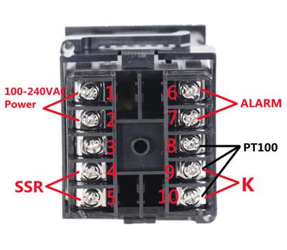 Imagem de Controlador Aquecimento/refrigeração ssr + relé sólido 40a + sensor k + Dissipador