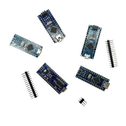 Imagem de Controlador Arduino pro Nano 3.0 Mini Tipo-C Micro USB Compatível Com Bootloader ATMEGA328P Para