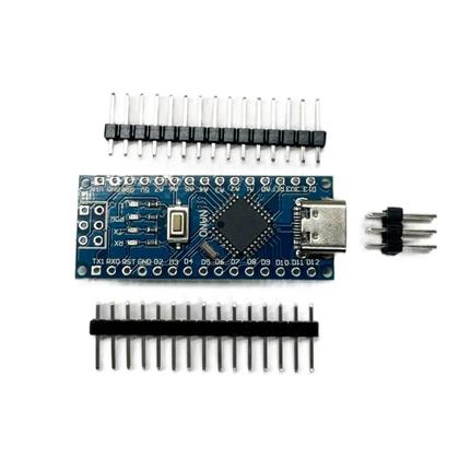 Imagem de Controlador Arduino pro Nano 3.0 Mini Tipo-C Micro USB Compatível Com Bootloader ATMEGA328P Para
