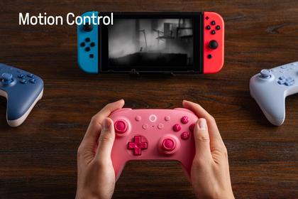 Imagem de Controlador Bluetooth 8Bitdo Ultimate 2C Hall Effect Rosa