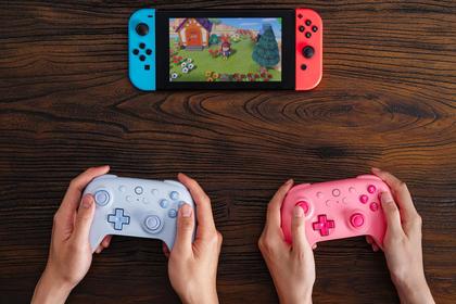 Imagem de Controlador Bluetooth 8Bitdo Ultimate 2C Hall Effect Rosa