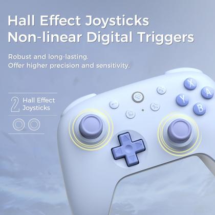 Imagem de Controlador Bluetooth AKNES 8Bitdo Ultimate 2C para Switch - Azul