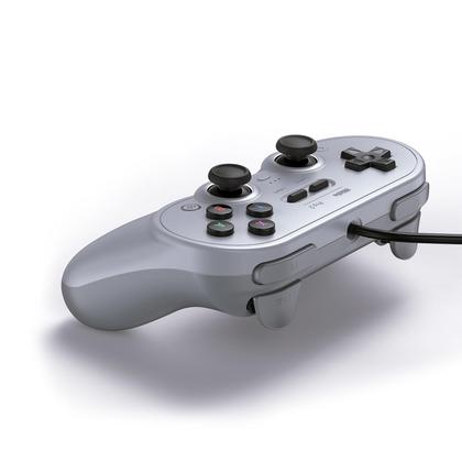 Imagem de Controlador com fio 8Bitdo Pro 2 com botões traseiros para Switch Grey