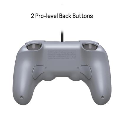 Imagem de Controlador com fio 8Bitdo Pro 2 com botões traseiros para Switch Grey