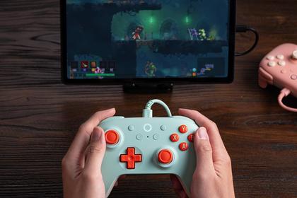 Imagem de Controlador com fio 8Bitdo Ultimate 2C Hall Effect para PC e Android