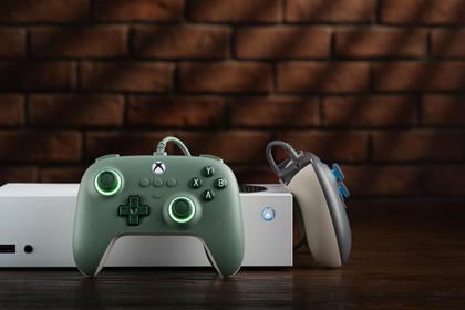 Imagem de Controlador com fio 8Bitdo Ultimate C Hall Effect para Xbox - Verde