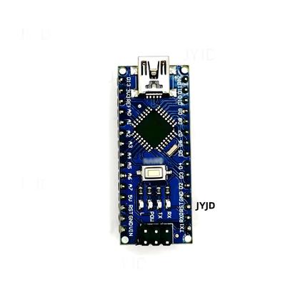 Imagem de Controlador Compatível Com Bootloader ATMEGA328P Nano V3.0 Arduino CH340 Circuito Integrado Driver