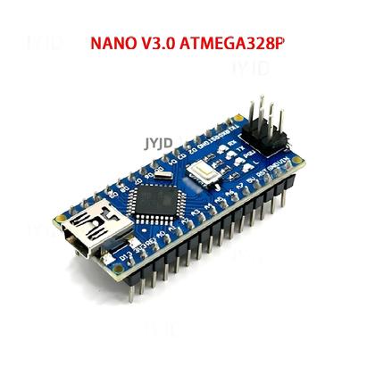 Imagem de Controlador Compatível Com Bootloader ATMEGA328P Nano V3.0 Arduino CH340 Driver USB Circuito