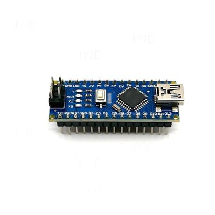 Imagem de Controlador Compatível Com Bootloader ATMEGA328P Nano V3.0 Arduino CH340 Driver USB Circuito