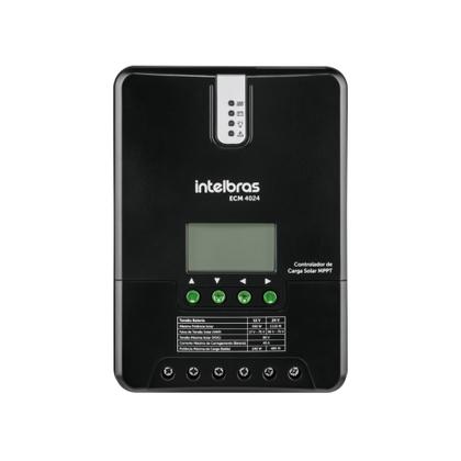 Imagem de Controlador De Carga Mppt Ecm 4024 Intelbras Mppt Off Grid Fácil Instalação Com 5 Modos De Controle