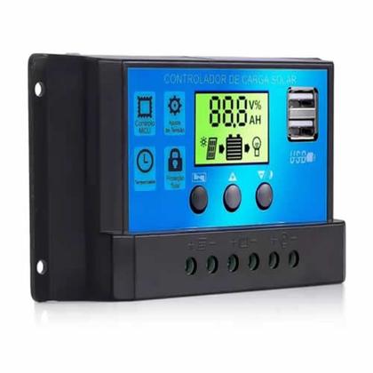 Imagem de Controlador de Carga Solar 10A PWM KP-AD10A 12V/24V - Knup