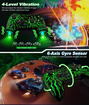 Imagem de Controlador de comutação sem fio ELISWEEN compatível com Switch/Switch Lite/OLED