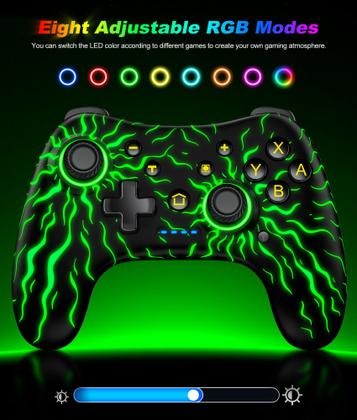 Imagem de Controlador de comutação sem fio ELISWEEN compatível com Switch/Switch Lite/OLED