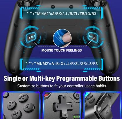 Imagem de Controlador de comutador HUDOBBYE Wireless para Switch/Switch Lite/Switch OLED