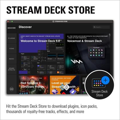Imagem de Controlador de estúdio Elgato Stream Deck MK.2 com 15 teclas macro