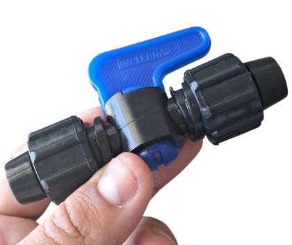 Imagem de Controlador De Fluxo Irrigação 16mm Implebrás 5 Un Registro x Porca Trava