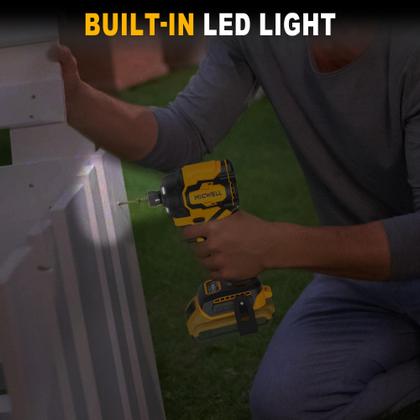 Imagem de Controlador de impacto sem fio MICWELL para bateria máxima Dewalt 20V