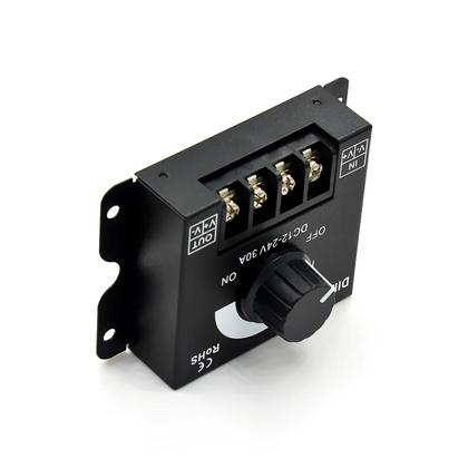 Imagem de Controlador De Interruptor Dimmer 30A Com Ajuste De Brilho Para Fita LED SMD COB 3528 5050 DC12-24V