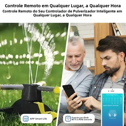 Imagem de Controlador De Irrigação Inteligente WiFi Com 8 Zonas, Timer Compatível Com Tuya, Alexa E Google