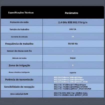 Imagem de Controlador De Irrigação Inteligente WiFi Com 8 Zonas, Timer Compatível Com Tuya, Alexa E Google