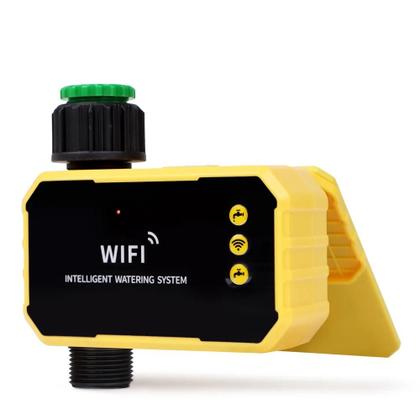 Imagem de Controlador De Irrigação Solar WIFI Inteligente Válvula Automática De Jardim Com Sensor De Chuva