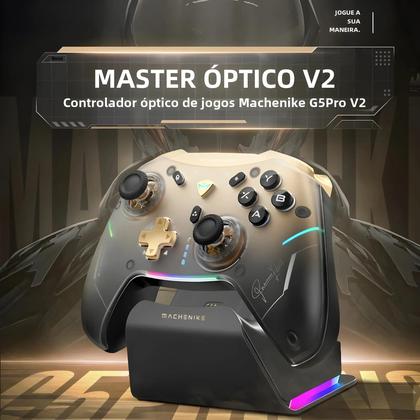 Imagem de Controlador de Jogos Machenike G5 Pro V2 - Gatilhos Ópticos, Botões ABXY e Joystick Permutáveis - 4K