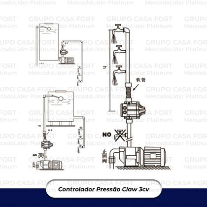 Imagem de Controlador De Pressão Automátic Wmepc12 Claw Digital Bivolt