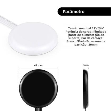 Imagem de Controlador De Sensor De Penetração Em Madeira E Vidro Com Interruptor Touch Dimmer Para Luz Neon