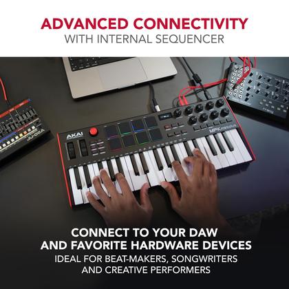Controlador de Teclado USB MIDI Akai Professional MPK Mini Plus