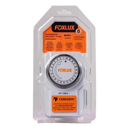 Imagem de Controlador de Tempo Analógico Bivolt Foxlux para Automação Elétrica e Iluminação Residencial e Comercial