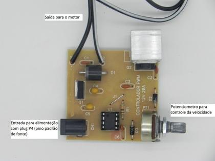 Imagem de Controlador De Velocidade Motor 12v 20a (pwm) 0 A 100%