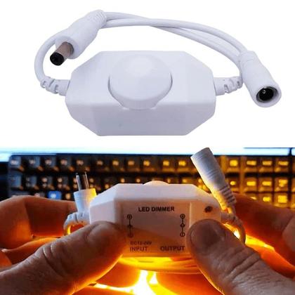 Imagem de Controlador Dimmer Interruptor Botão Liga Desliga Para Fita Iluminação Barra De LED 12v 24v TB1281
