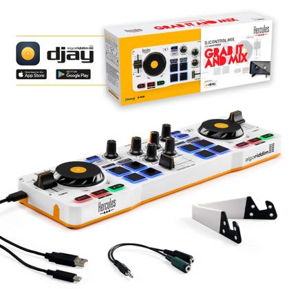 Controlador DJ Hercules DJControl Mix com Bluetooth - Para