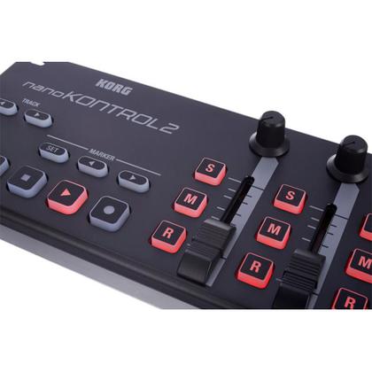 Controlador MIDI Korg Nanokontrol 2 USB Preto 24 Botões