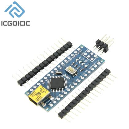 Imagem de Controlador Mini Tipo-C Micro USB Nano 3.0 Com Bootloader 16Mhz ATMEGA328P/PB Para Arduino Driver