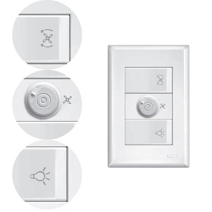Imagem de Controlador ou variador de velocidade (Ventilador) Bivolt Evidence - Fame