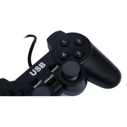 Imagem de Controlador prendido do jogo do usb pc para winxp/win7/win8/win10 para o joystick preto do gamepad do computador - ATURN SHOP