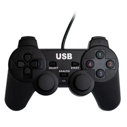 Imagem de Controlador prendido do jogo do usb pc para winxp/win7/win8/win10 para o joystick preto do gamepad do computador - ATURN SHOP