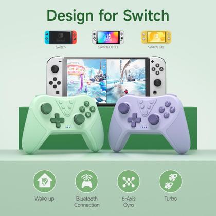 Imagem de Controlador Pro sem fio EasySMX T37 para Switch/Switch Lite/Switch OLED